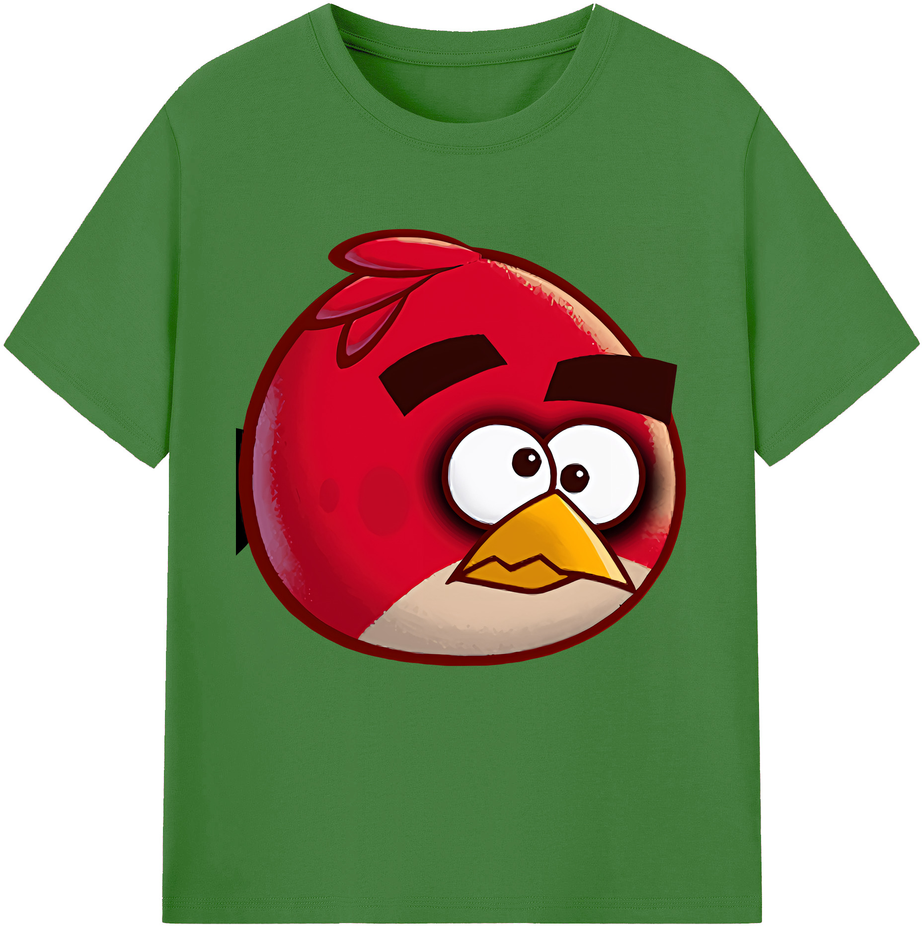 （画像用） Angry Birds アングリーバード レディースカジュアルプリントTシャツ（綿100％）